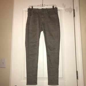 American eagle washed khaki camo skinny jeans